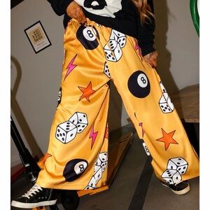 She’s So Lucky Wide-Leg Pants